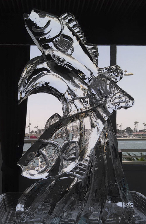 ice fish sculpture